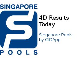 4d result gidapp|Singaporepools – Latest 4D Results.